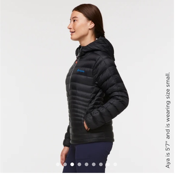 Cotopaxi Women's Large Fuego Hooded Down Jacket Black NWT Puff Puffer Puffy - Picture 11 of 16